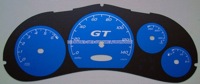 Pontiac G6 Custom Pearl Blue Gauge Face